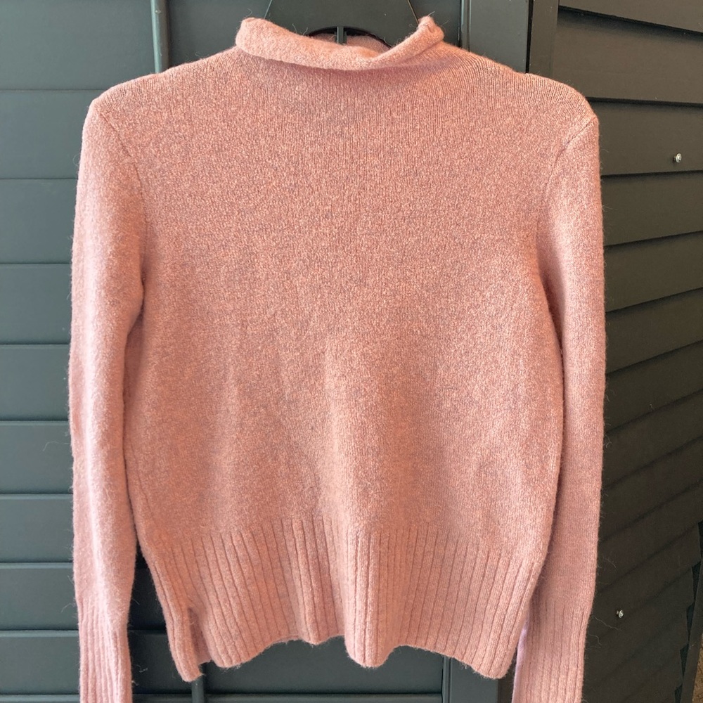 Madewell pink wool blend sweater medium